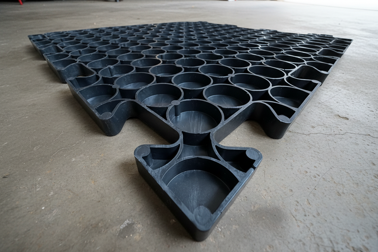 Piastrella per pavimento da garage VALT PRO HD in plastica 100% riciclata